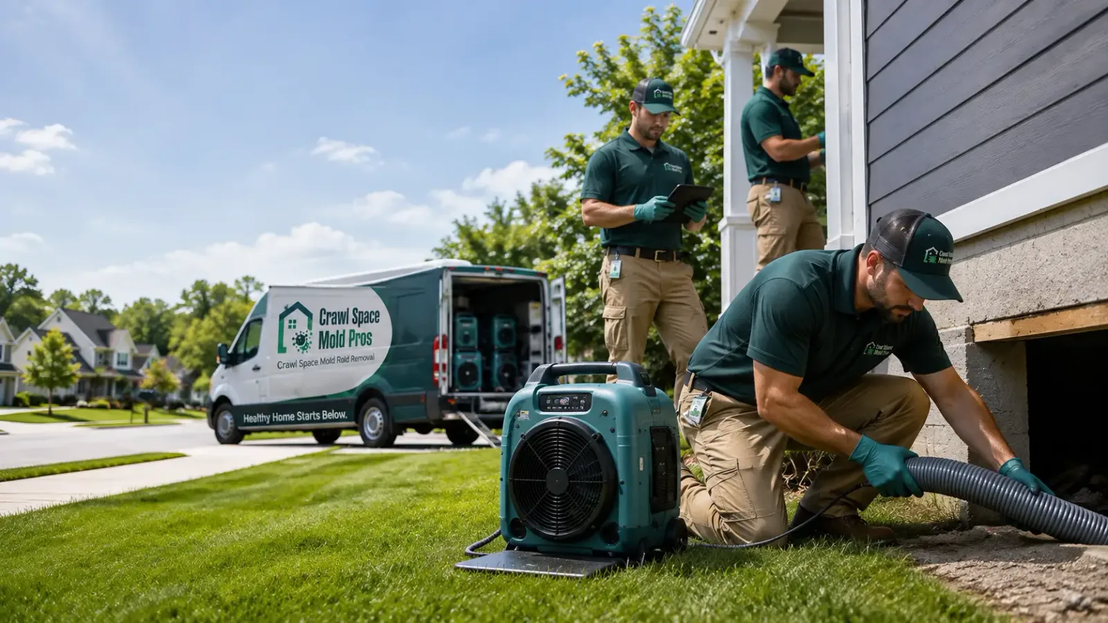 Crawl Space Mold Removal in Stratford, SD